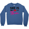 she is my bestie Crewneck Sweatshirt