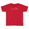 fishing heartbeat Toddler T-shirt
