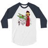 save the princess 3/4 Sleeve Shirt