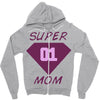 super mom 01 Zipper Hoodie