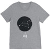 Leo Zodiac Sign Minimal Design V-Neck Tee