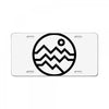 mountain bold (for light) License Plate