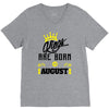Kings Are Born In August V-Neck Tee