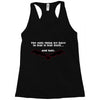 fear bats Racerback Tank