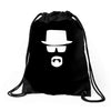 breaking bad heisenberg walter Drawstring Bags
