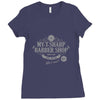 my t sharp barber shop Ladies Fitted T-Shirt