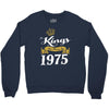 kings are born in 1975 Crewneck Sweatshirt