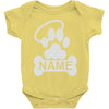 personalized paw halo Baby Onesie