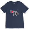 i heart pi day V-Neck Tee