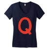 quail man Women's V-Neck T-Shirt