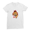 the lion 01 Ladies Fitted T-Shirt