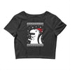 big trex santa ugly christmas Crop Top
