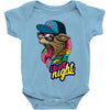 up all night cat Baby Bodysuit