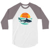 Daddy Shark 3/4 Sleeve Shirt