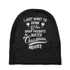 drink wine &amp; watch christmas movies Baby Beanies
