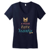 house is not a home without a frenchie Women's V-Neck T-Shirt