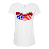 us hot dog Maternity Scoop Neck T-shirt