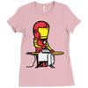 iron man Ladies Fitted T-Shirt