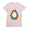 Totoro Retro Ladies Fitted T-Shirt