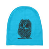 owl on athletic Baby Beanies