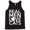 real men love cats (4) Tank Top