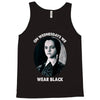 on wednesdays we wear black Tank Top