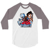ash vs zombies 3/4 Sleeve Shirt