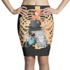 cats İn rib Pencil Skirts