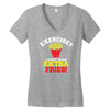 exercise Women's V-Neck T-Shirt