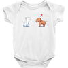 optimistic courtship Baby Onesie