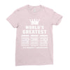 F Chord Dad Funny Guitar Ladies Fitted T-Shirt