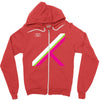 omd history of modern Zipper Hoodie