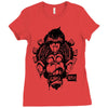 monkey brain out Ladies Fitted T-Shirt