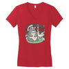 forest friends Women's V-Neck T-Shirt