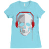 Sound Skull Ladies Fitted T-Shirt