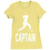 captain pinstripes Ladies Fitted T-Shirt