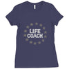 life coach funny inspiration Ladies Fitted T-Shirt