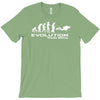 evolution of scuba divingfunny swim retro sea cool boat party T-Shirt