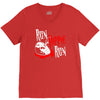 run hippie run V-Neck Tee