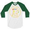 thanos gauntlet 3 3/4 Sleeve Shirt