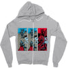 rock, paper, dragon Zipper Hoodie