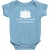 i only get blown on birthdays Baby Onesie