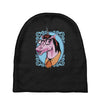 unicorn nerd graphic Baby Beanies