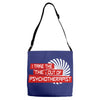 i take the the out of psychotherapist Adjustable Strap Totes