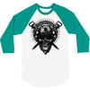 skull 3/4 Sleeve Shirt