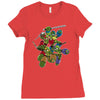 mega turtles Ladies Fitted T-Shirt