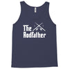 the rodfather   mens funny fishing Tank Top