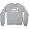 evolution powder monkeez Crewneck Sweatshirt