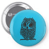 owl on athletic Pin-back button
