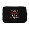 first grade christmas crew Laptop sleeve